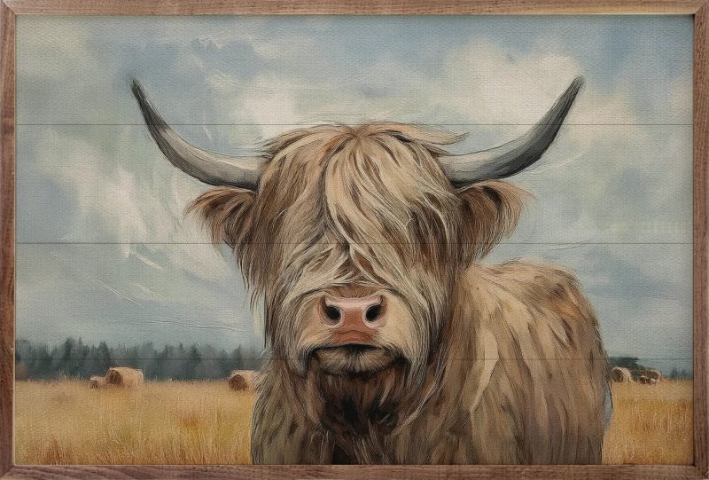 Bull With Blue Sky Sign - Image 2